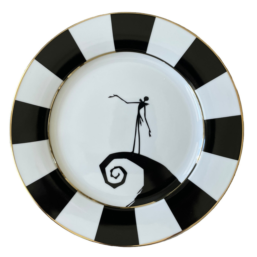 Disney Nightmare Before Christmas JACK SKELLINGTON Dinner Plate 10.5in NEW